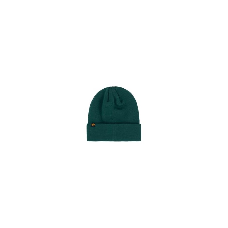 ALPHA INDUSTRIES Unisex Beanie Hat, Force Green, Unit size