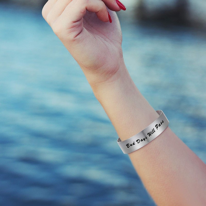 16 pulseras en blanco de acero inoxidable para hacer joyas,