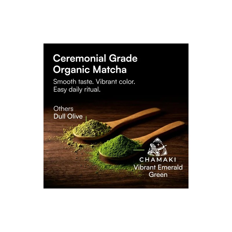 Chamaki Polvo De Matcha Ceremonial Chamaki - 30 G Orgánico