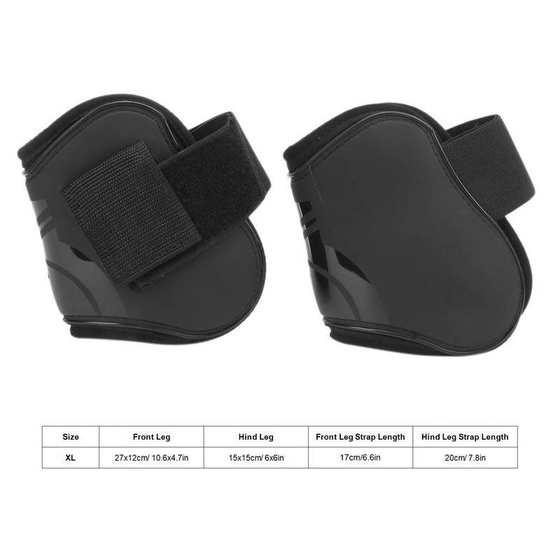 4pcs Horse Tendon Boots Protective Lightweight and Adjustable Boots for