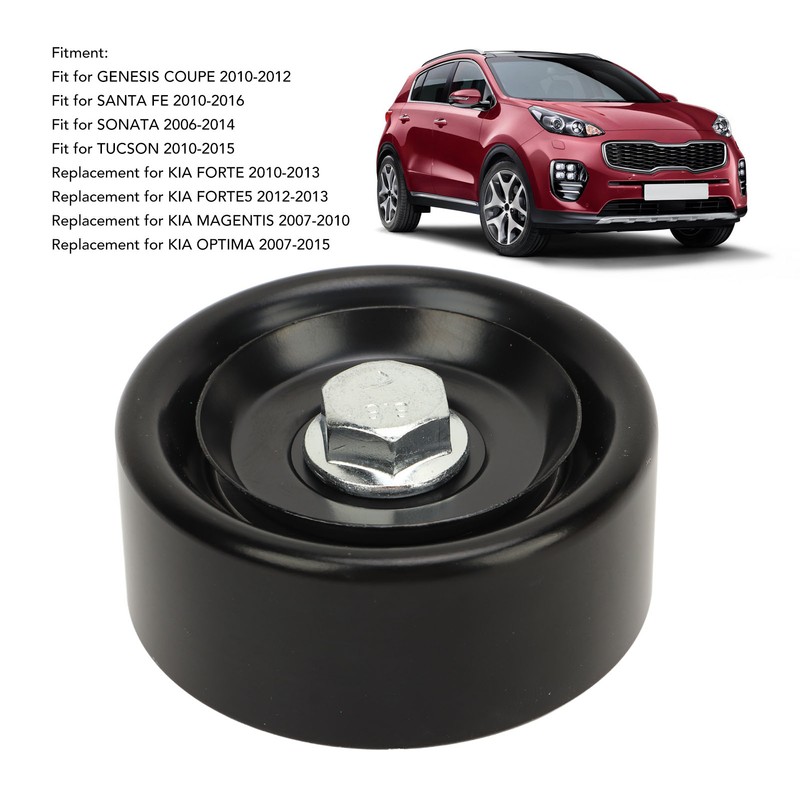 Drive Belt Idler Pulley 2528725010 Tensioner Pulley Replacement for KIA