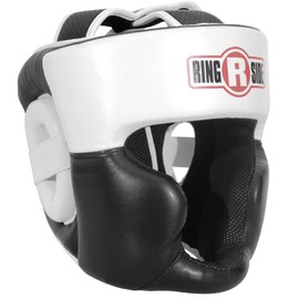 Ringside New Full Face Training Headgear, Black, Small