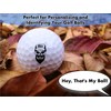 HODL 21 Ball Badge Golf Ball Stamp – Self-Inking Golf