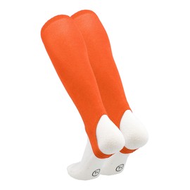 TCK 4 Inch Solid Baseball Stirrups (Orange, Small)