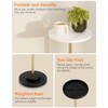 Round Side Table, Small Drink Table for Small Spaces, Modern