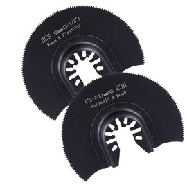 2-Piece Multi-Tool Replacement Blade Set, Blade Cutting Saw, Vibrating Saw Blade for Multi-Tools, Made of High Carbon Steel, Long Life, Compatible Replacement Blades, Multi-Purpose, For Cutting Metal Nails, Wood