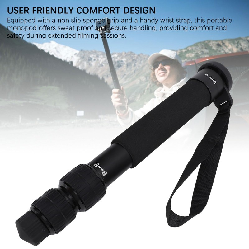 Zopsc Camera Monopod, 5kg Load Aluminum Alloy Portable Monopod with