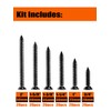 Suneke 120PCS M4.2 High Hardness Drywall Screws Assortment Kit, Black