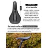 GORIX Bicycle Saddle Wide Shock Absorption Waterproof Abrasion Resistant Mountain