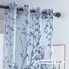 Luvyohmee White Navy Blue Curtains 95 Inch Length 2 Panels