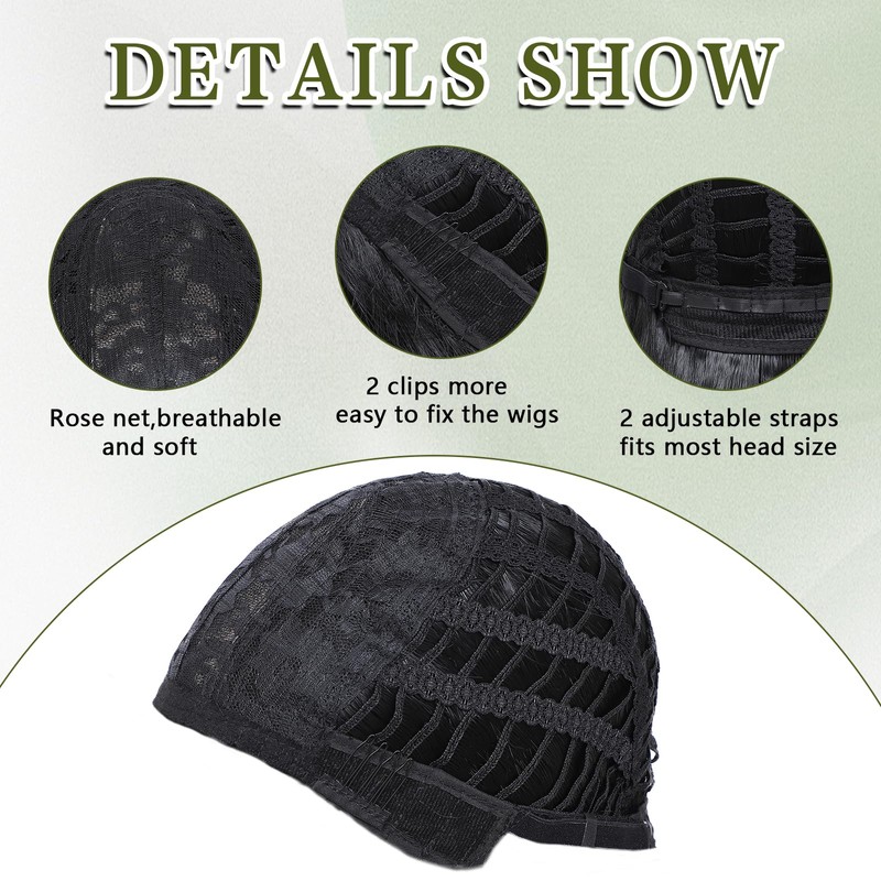 noxozoqm Wig with Bangs for Women Short Bob Wavy Green