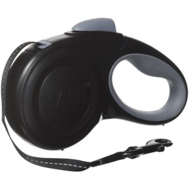 The Company of Animals - Halti Retractable Lead (16'), Medium, Black/Grey (HR022)