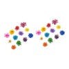 Healvian 2pcs Colors Real Dried Flowers Nail Art Stickers Flower