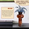 11" High Luxe Leopard Glass Vase — Unique Modern Amber