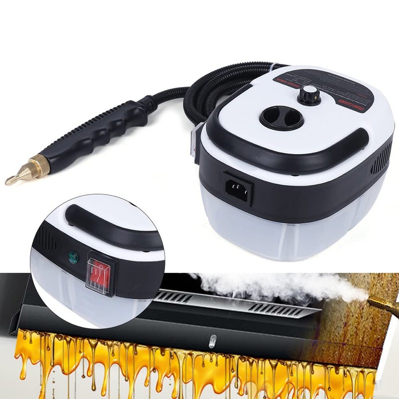 Handheld Steam Cleaner, 2500W 110V Portable Pressurized Steamer with 6