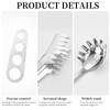 3 Pieces Spaghetti Spoon, Pasta Spoon Set, Stainless Steel Spaghetti