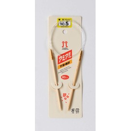 Hamanaka Amiami Ring Needle, Length 31.5 inches (80 cm), No. 5 H250-630-5