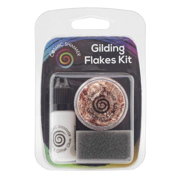Cosmic Shimmer Gilding Flakes Kit-Copper Kettle, 20 ml