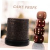 FRCOLOR 1 Set Dice Rolling Cup Plastic Dice Holder for