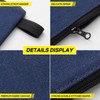 KOYYTO 8 Pack Canvas Tool Pouch with Zipper,Upgrade 16 oz