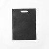 Colorful Non-Woven Fabric Bag 10-Piece Set (25x35cm) (Black)