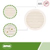 Amig - Round plastic ventilation grille with mosquito net, ventilation