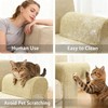 Yogsey Beige Chair Arm Covers - Spill & Scratch Proof