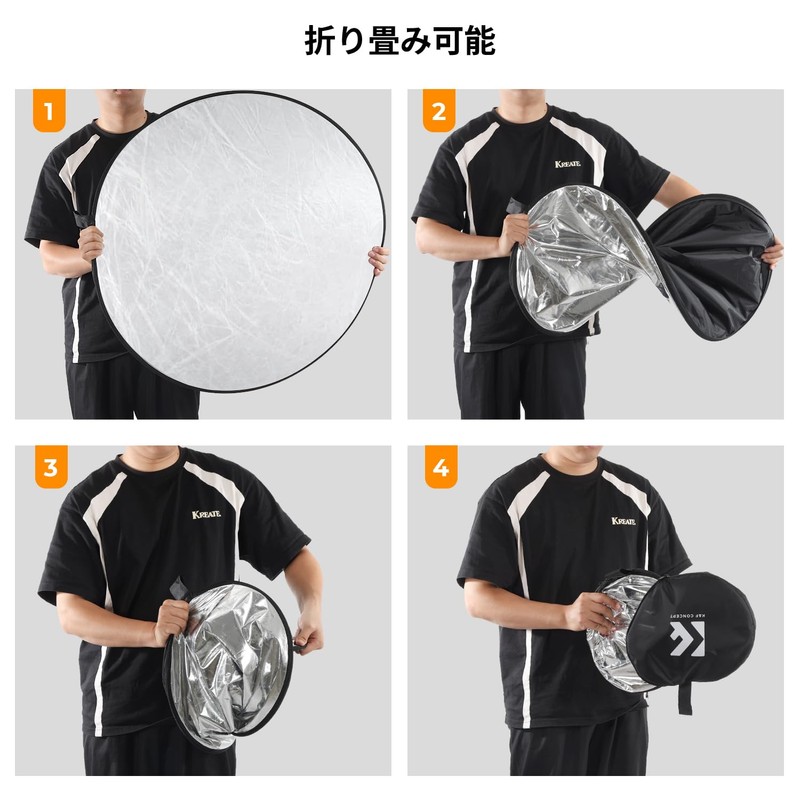 K&F Concept Reflector Board for Photography, Reflective Board, 31.5 inches