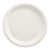 PAPSTAR 50 Plates, Sugar Cane Pure Undivided Diameter 26 cm