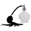 Topxome 80ml Clear Crystal Vintage Perfume Bottle Long Spray Tassels