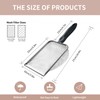 MCSDFN 2 PCS 2-in-1 Gardening Soil Sifter Set with 2/2.8mm