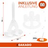 Gakago Tile Levelling System 200 Thread Tabs 2 mm -
