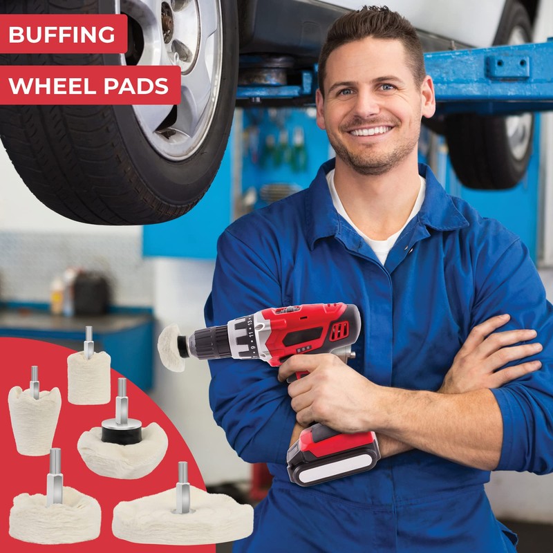 GADLANE Polishing Wheel - 6pcs Polishing Pads, Buffing Wheel For