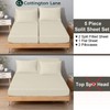 Split California King Sheets Sets for Adjustable Beds - California