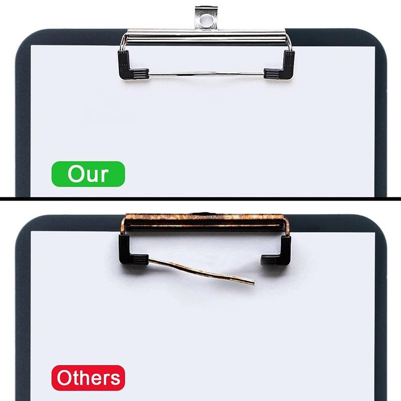 12 Pieces Mountable Clips Clip for Clipboard Clipboard Clipboard Clip