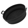 2PCS Fryer Silicone Liners Round 21cm Diameter with Handle Fryer