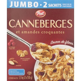 Post Cranberry Almond Crunch Cereal 1.1kg/2.2 lbs. {Imported from Canada}