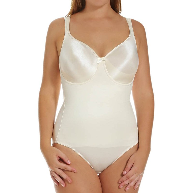 Va Bien Firm Control Minimizer Bodysuit 38B, Champagne
