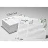 Inkdotpot 4x6 Inch Recipe Cards (Set of 50), Thick Double