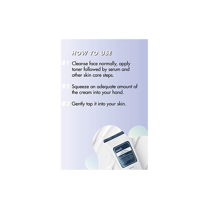KLAIRS Rich Moist Soothing Cream, Korean Cosmetics, Korean Beauty, Kpop