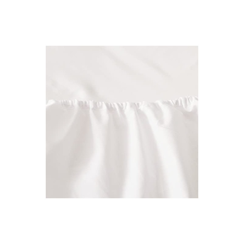 Highams King Size Fitted Sheets White Luxury Plain Dyed Deep