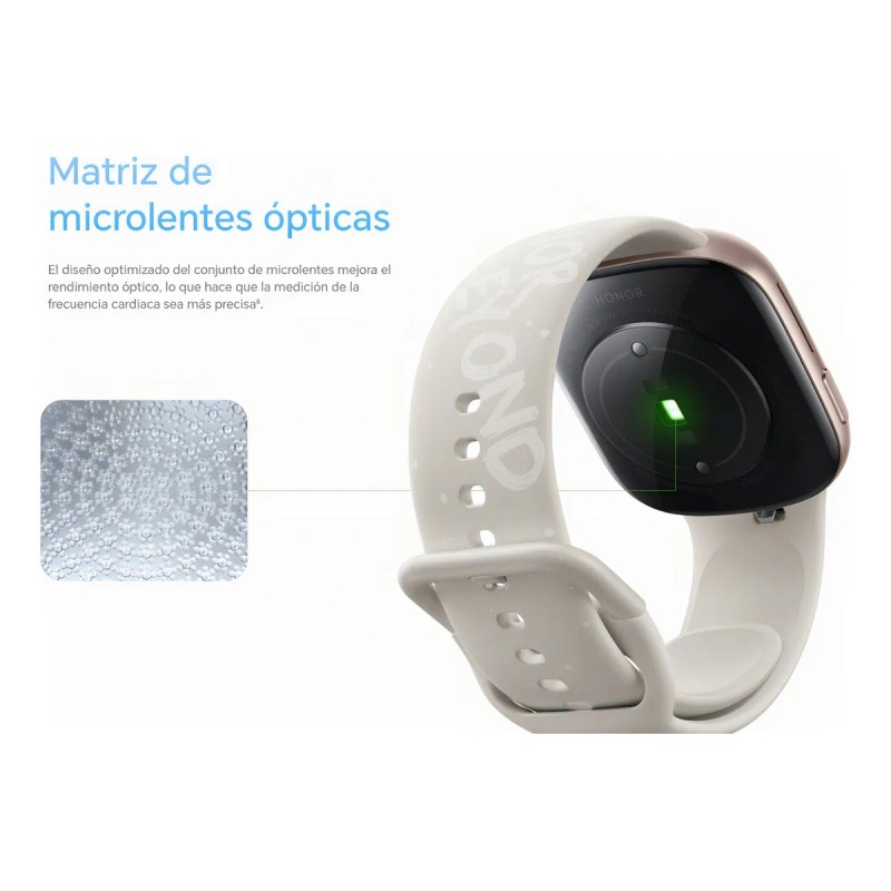 Honor Smartwatch Watch4 Linea Watch Correa Blanca Caja Dorada GPS