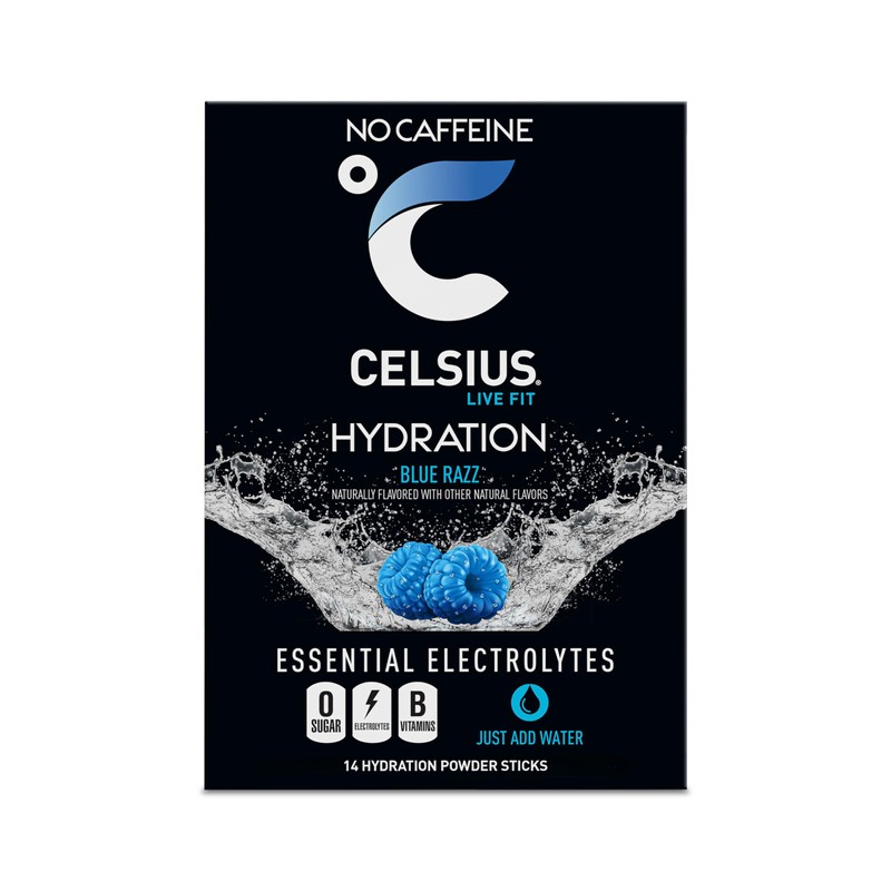 Celsius Hydration™ Blue Razz, Sugar Free Electrolyte Hydration Drink Mix