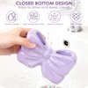 Biiange Bow Electric Toothbrush Holder, Ceramic Cute Toothpaste Holder, Bathroom