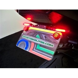 LED Fender Eliminator Kit for Kawasaki Ninja ZX6R - Integrated Brake and Turn Signals, Smoked Lens