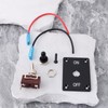 YINETTECH 1Set SPST Waterproof Momentary Toggle Switch, (ON)-Off-(ON) 12V 30A
