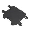Motorcycle Front Number Plate Matte Black, Easy to Install License