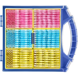 haisstronica 560PCS Heat Shrink Bullet Connectors, AWG 22-10 Male Female Wire Connectors, Quick Disconnect Electrical Bullet Connectors Kit