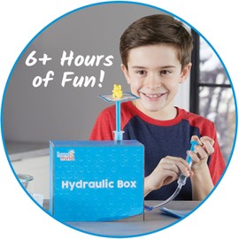 hand2mind H2Ohhh! Water Science Kit, Chemistry Kit for Kids 8-12, Chemistry Set, Science Kits & Toys, 24 Science Experiments, 1 Career & Lab Guide, Color Chemistry, Bubbles, Tornadoes, STEM Toy