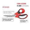 Corona Stainless Steel Floral Scissors, 3 Inch Blade, FS 4000,Red